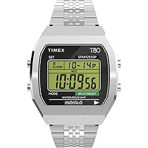リイシューデジタルウォッチ クリアグリーン Amazon | Timex Q LCA ReIssue Digital 33mm シルバー | 腕時計